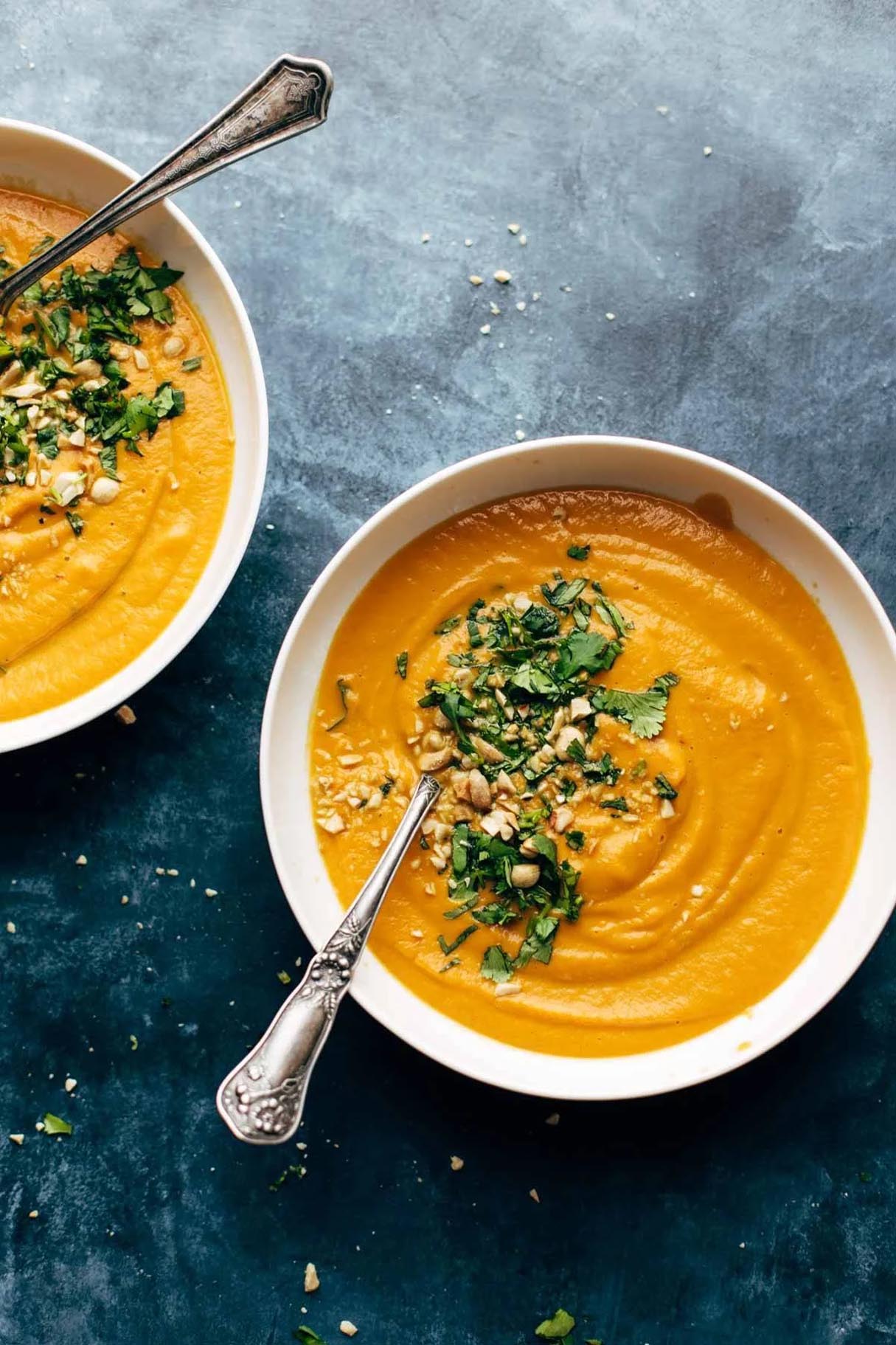 Curry-like Spicy Carrot Soup (gluten free and dairy free)