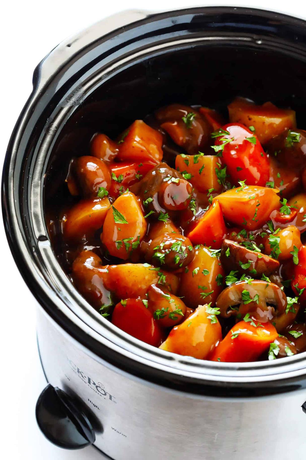 Hearty and Comforting Vegetarian Portobello Pot Roast