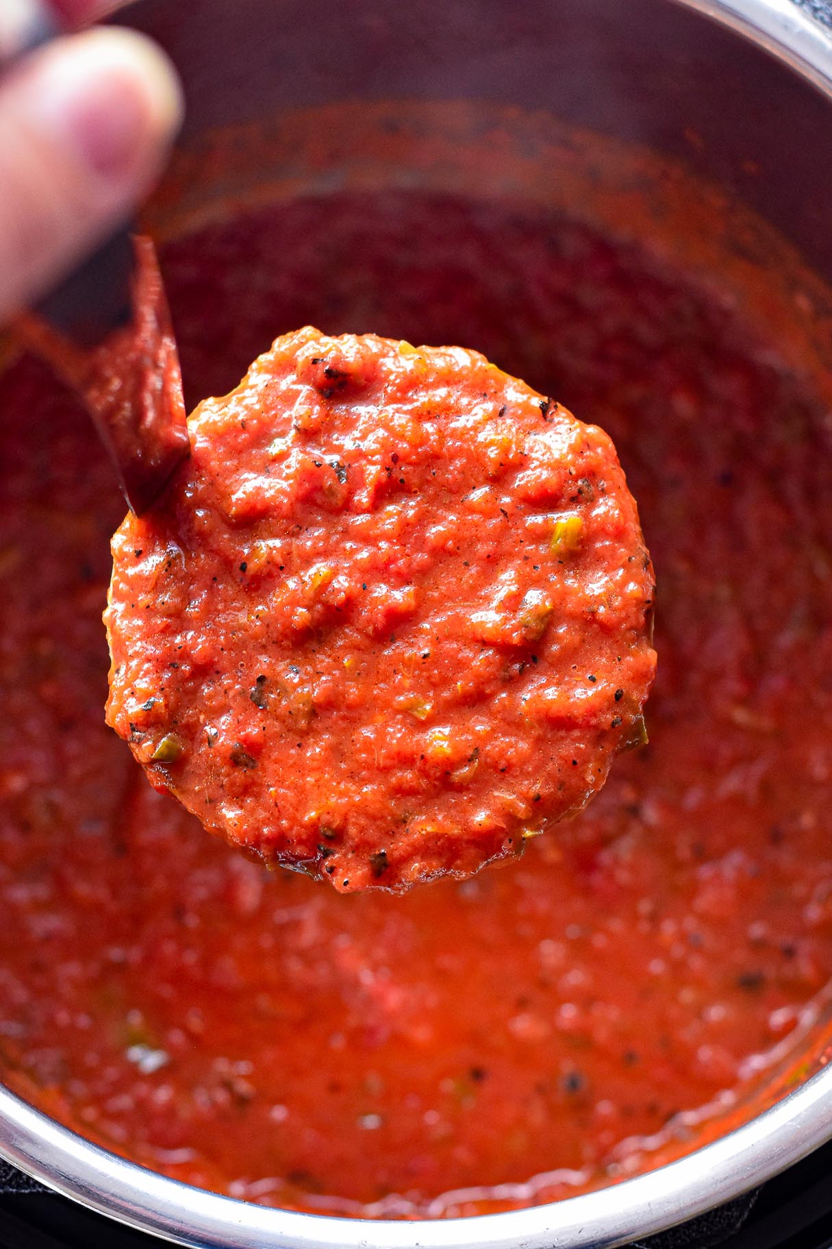 Instant Pot Marinara Sauce at Home from Scratch