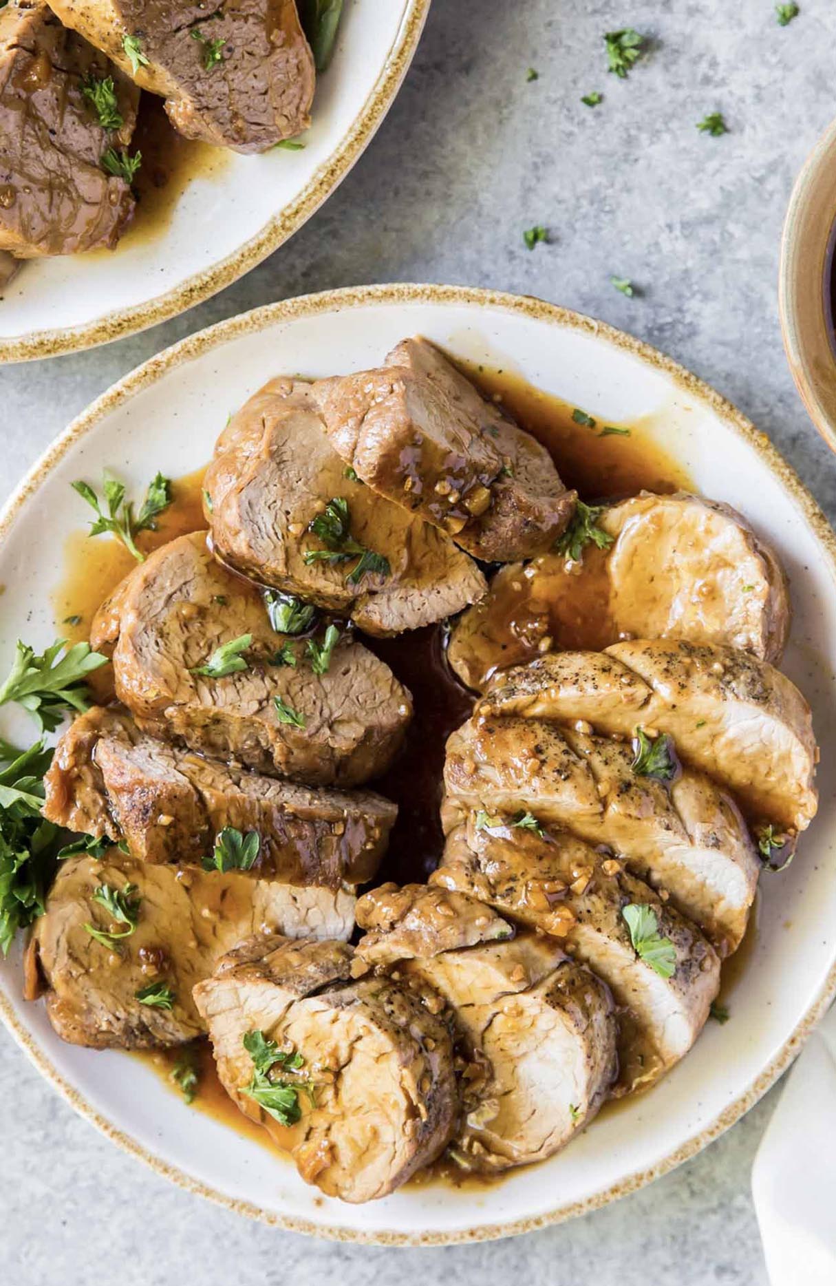 Tender, Juicy and Flavorful Instant Pot Pork Tenderloin with Honey Garlic Sauce