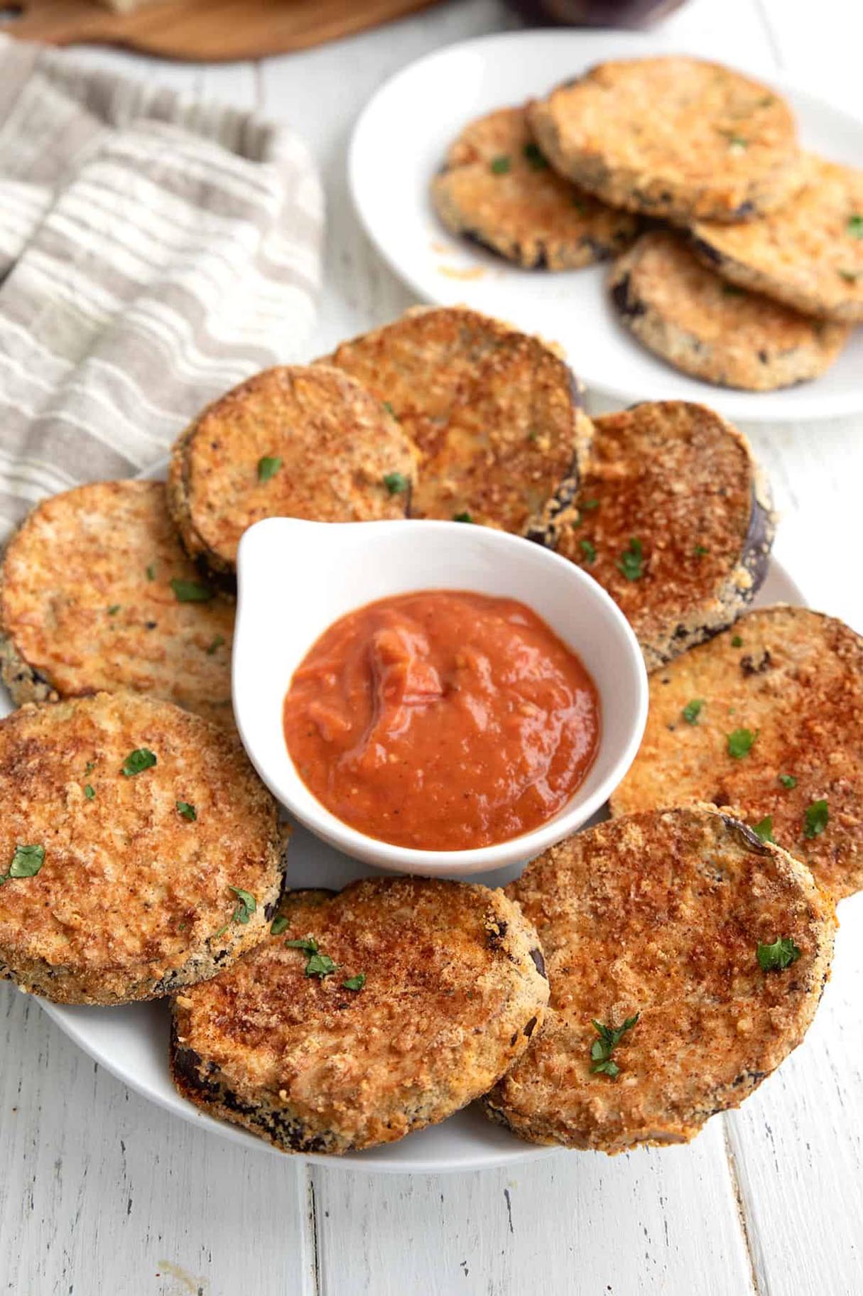 Fried Eggplant for Vegetarian Low Carb Diet
