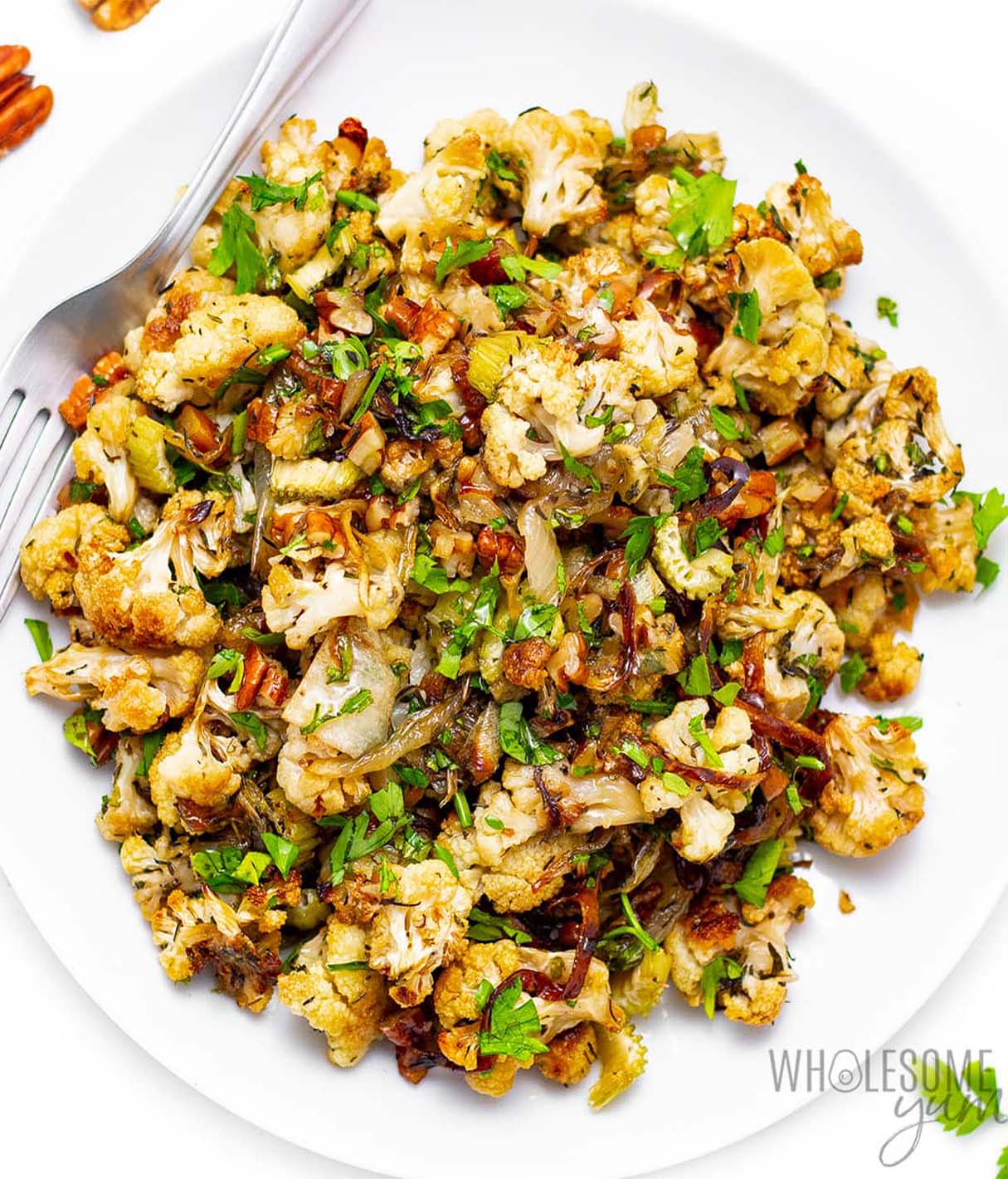 Thanksgiving Cauliflower Stuffing