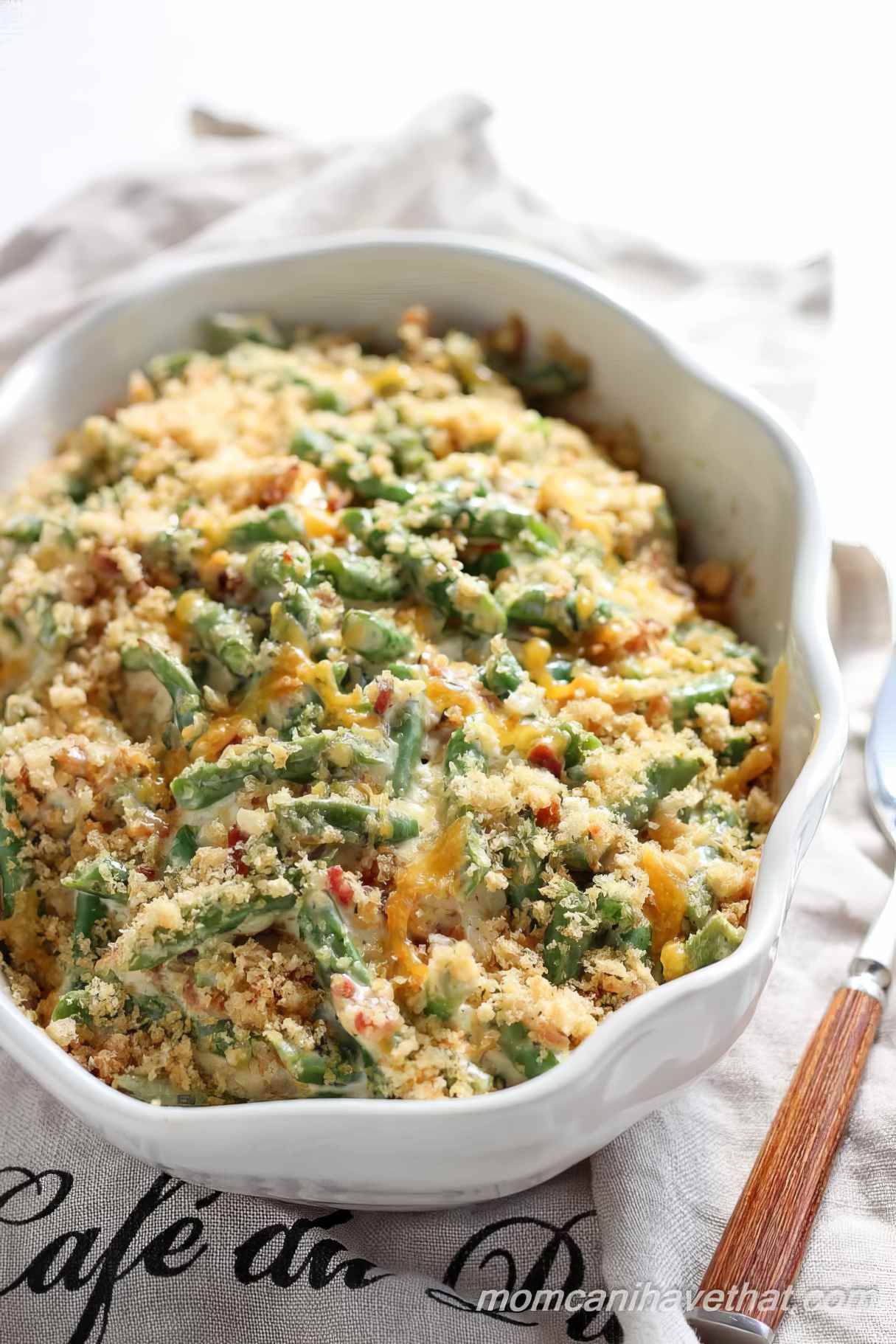 Thanksgiving Keto Green Bean Casserole