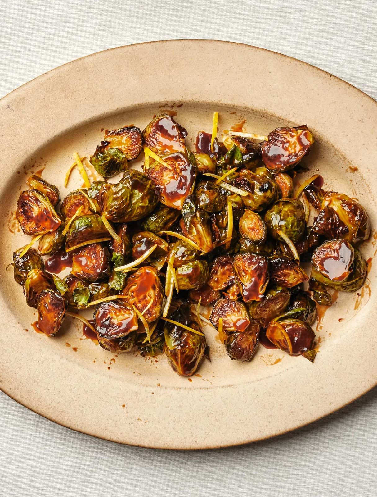 Teriyaki-Style Roasted Brussels Sprouts