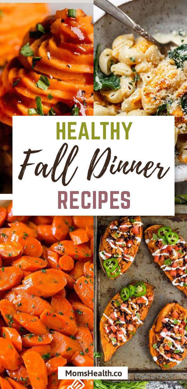 Fall Recipes - Healthy Dinner Autumn Food Ideas For Your Family. Get inspiration from this collection of healthy fall dinner recipes. I gathered the best healthy Autumn dinner ideas for your family. #fall #food #recipes #dinner #dinnerrecipes #healthyrecipes