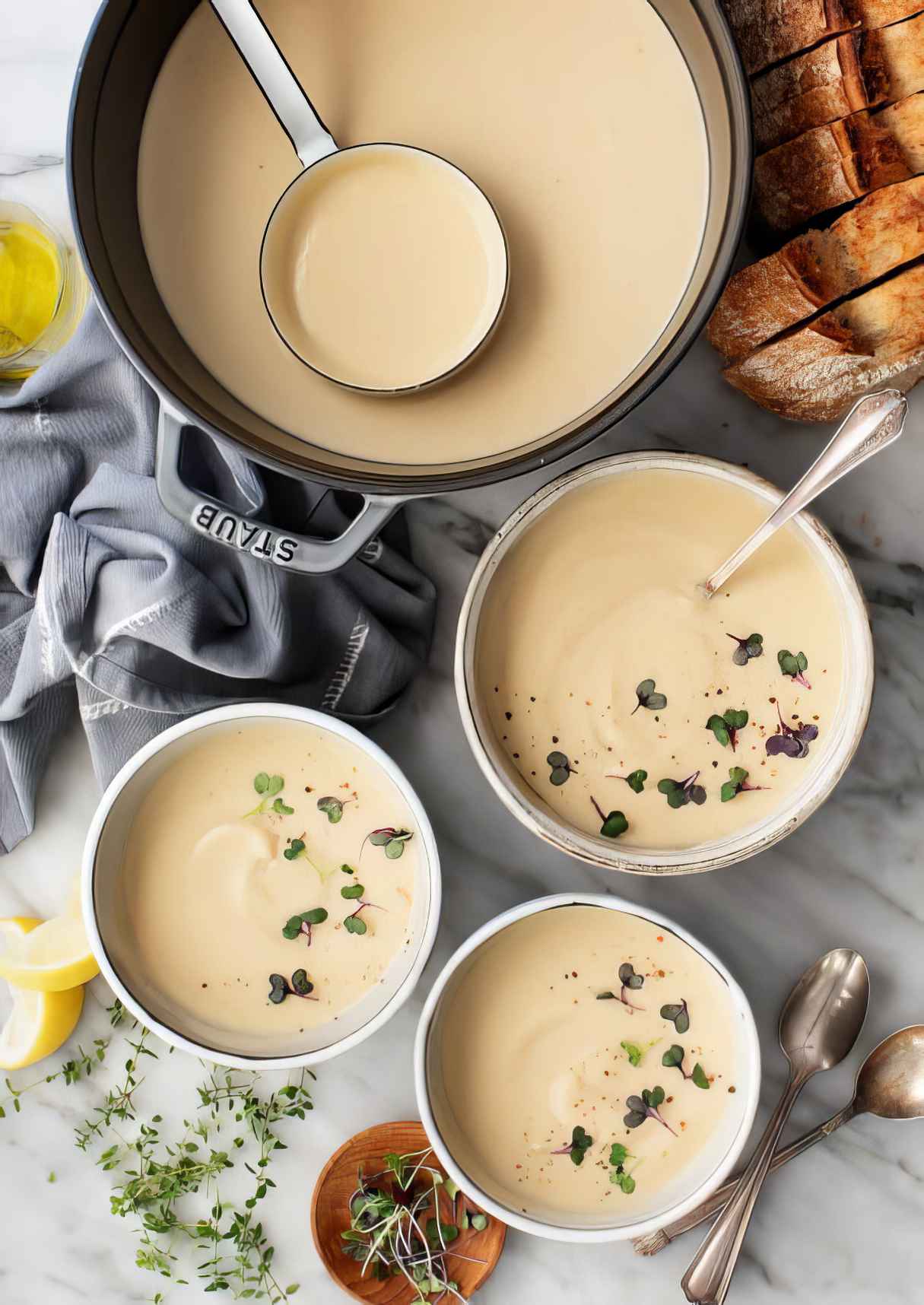 Creamy Cauliflower Soup - Healthy Fall Recipe