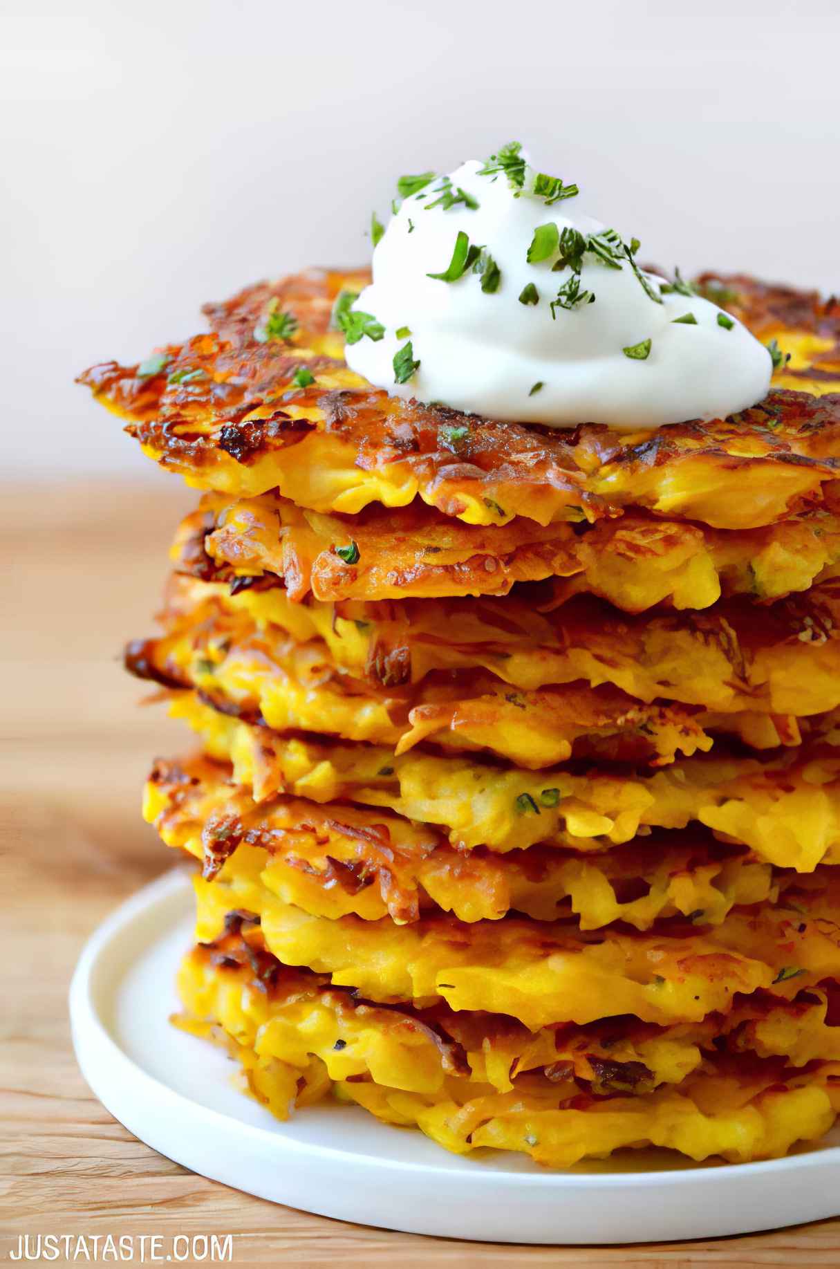 Crispy Butternut Squash Fritters