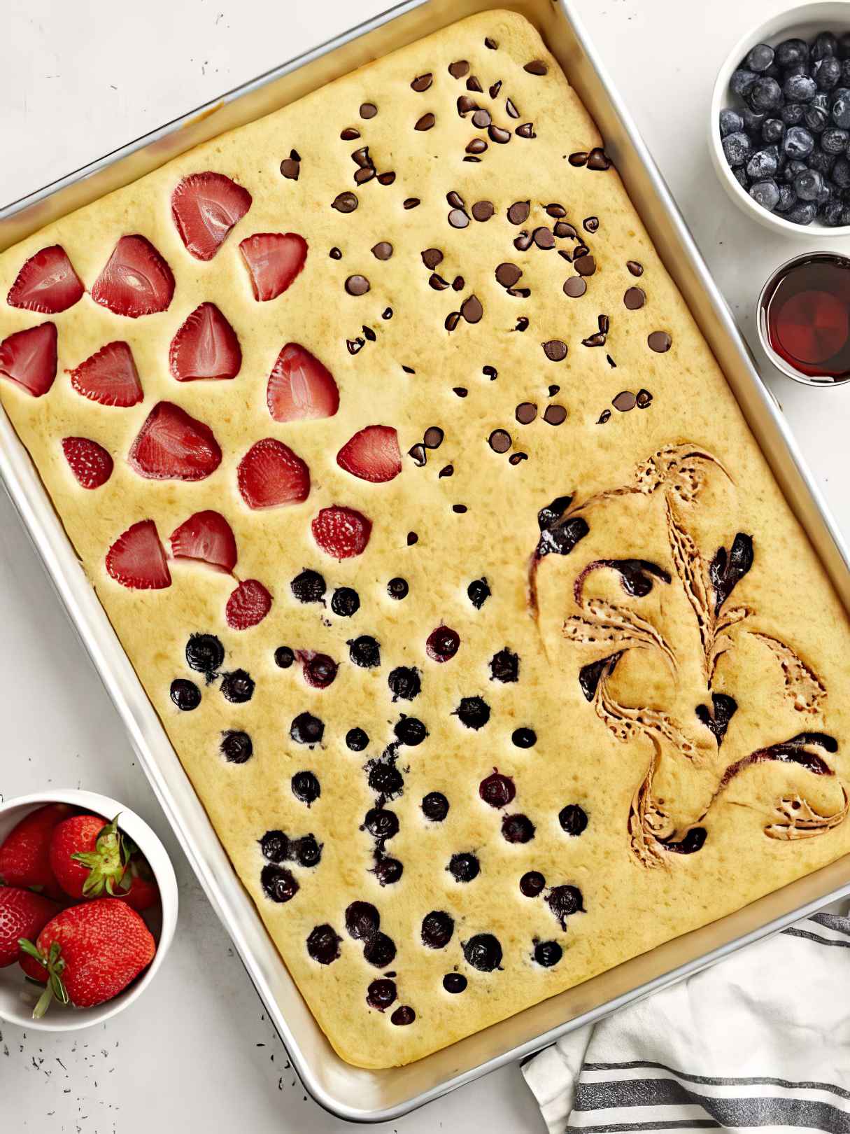Freezer-friendly Sheet Pan Pancakes