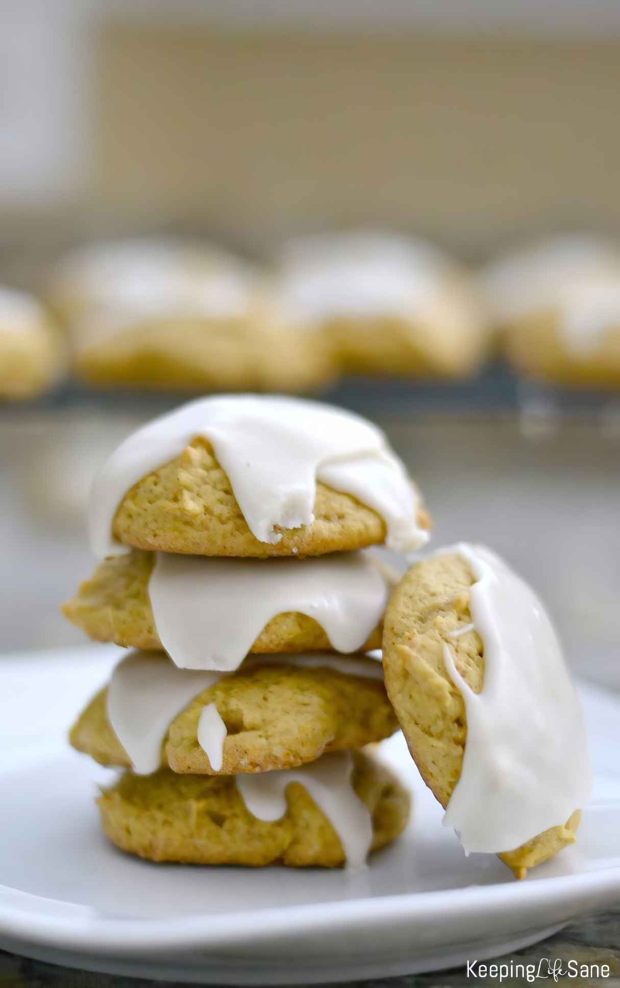 Iced Pumpkin Cookies
