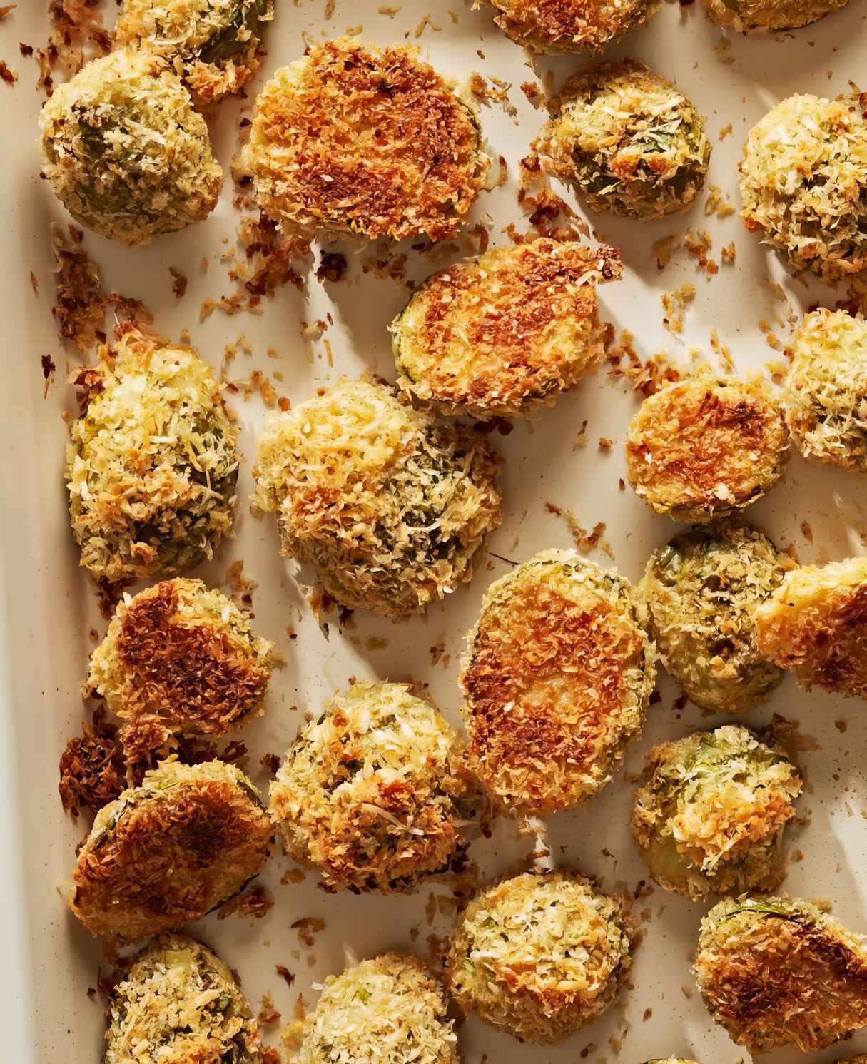 Parmesan Crusted Brussels Sprouts