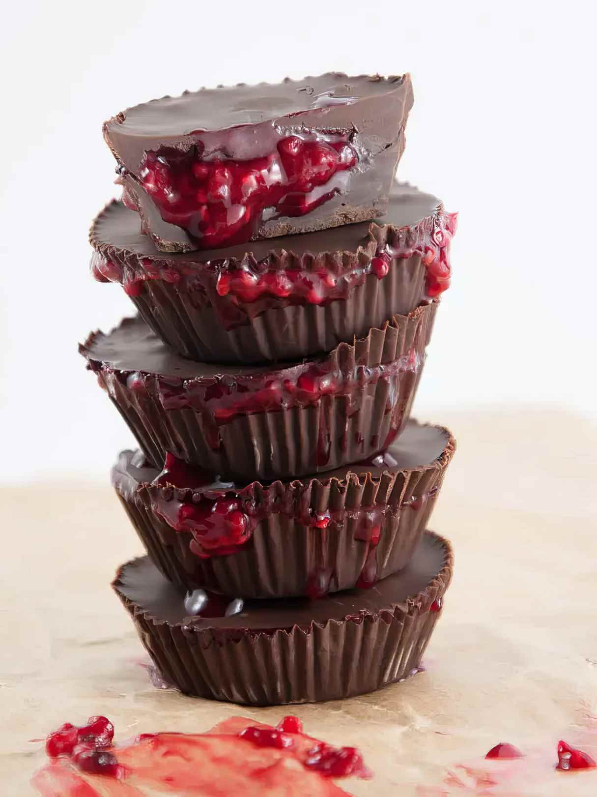 Vegan Bloody Cups for Halloween