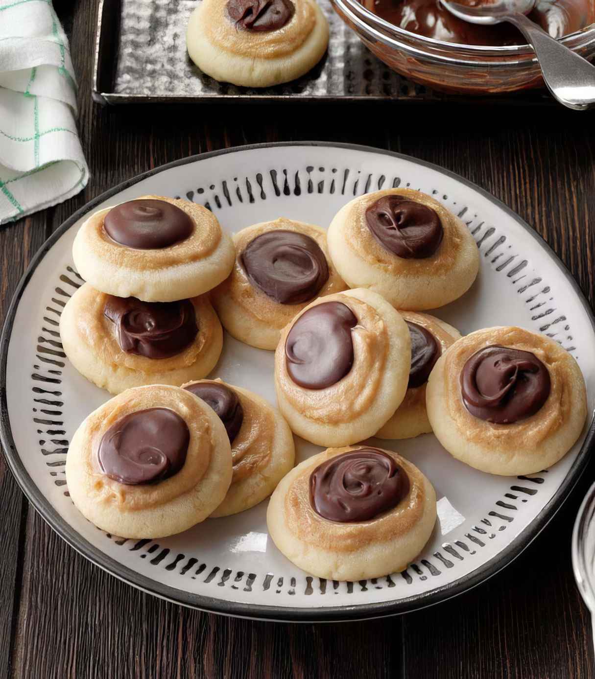 Chocolate and Peanut Butter Cookies