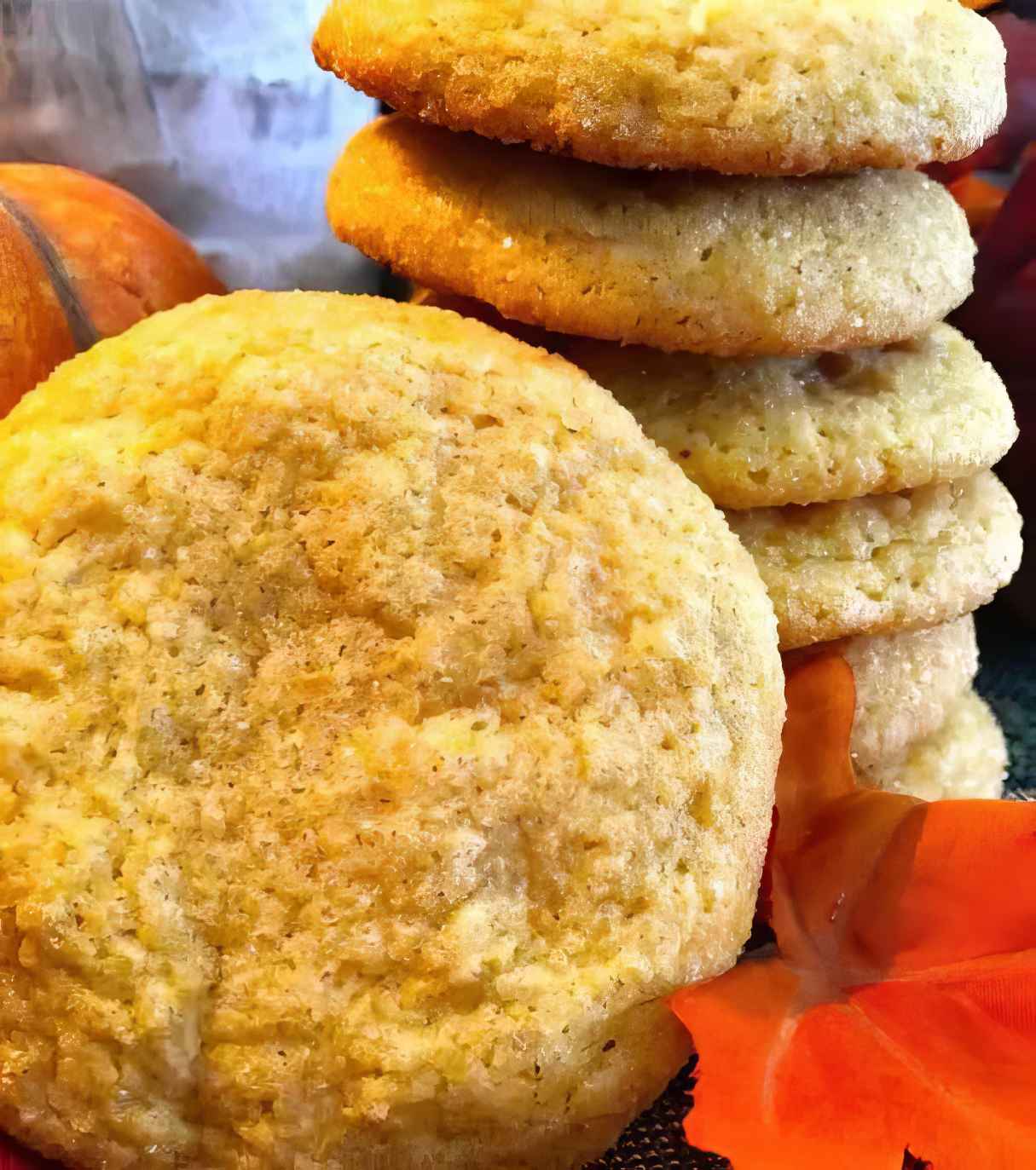 Pumpkin Sugar Cookies