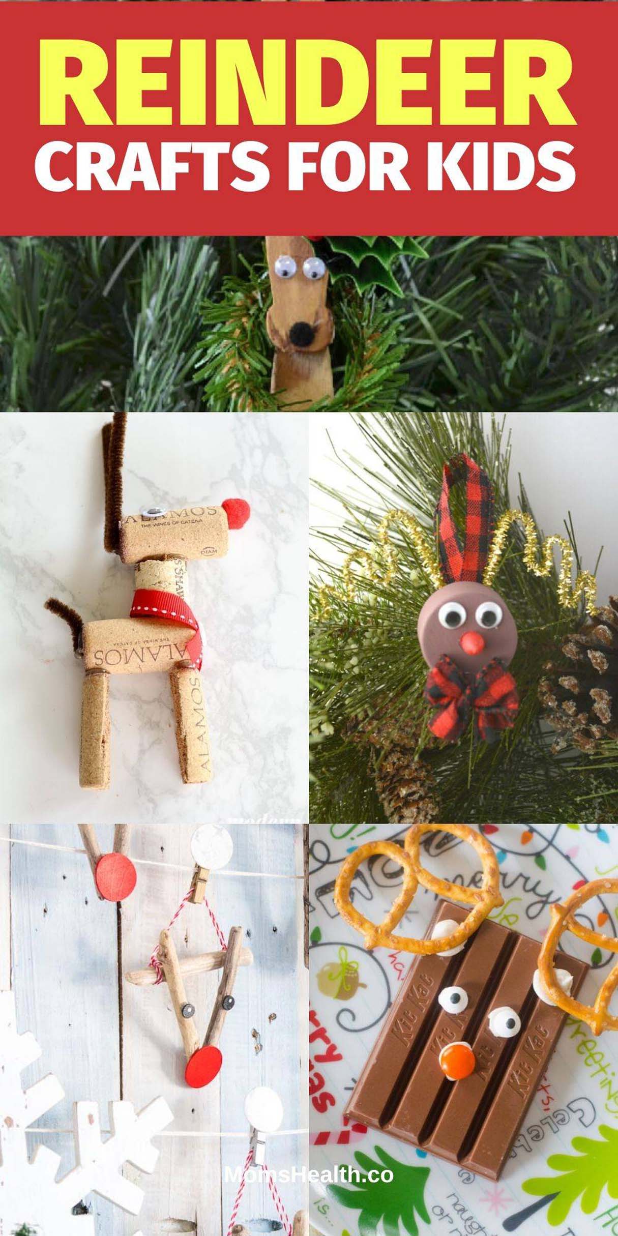 20 Christmas Reindeer Crafts for Kids