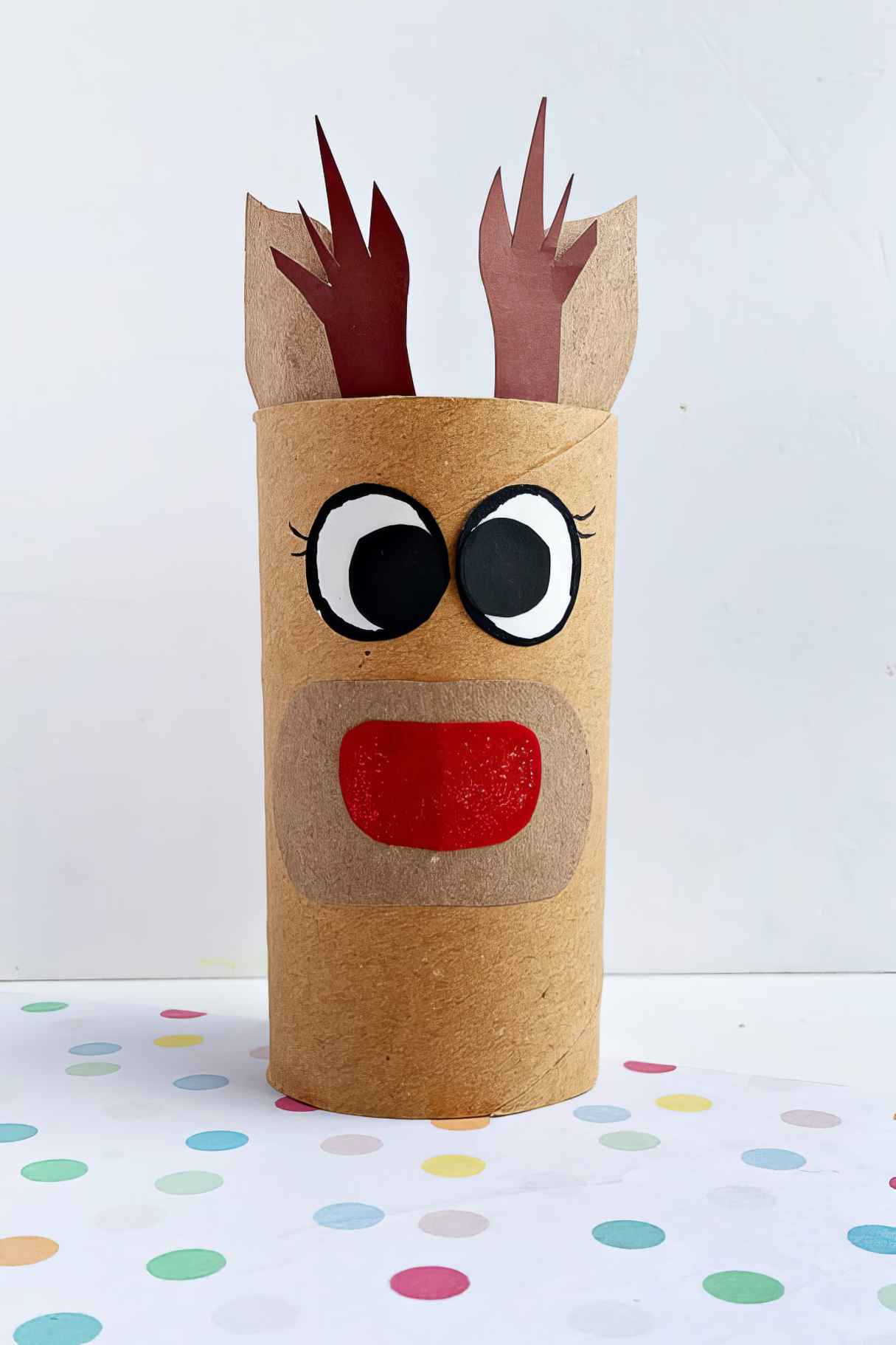 Fun Reindeer Craft for Kids from Toilet Paper Roll