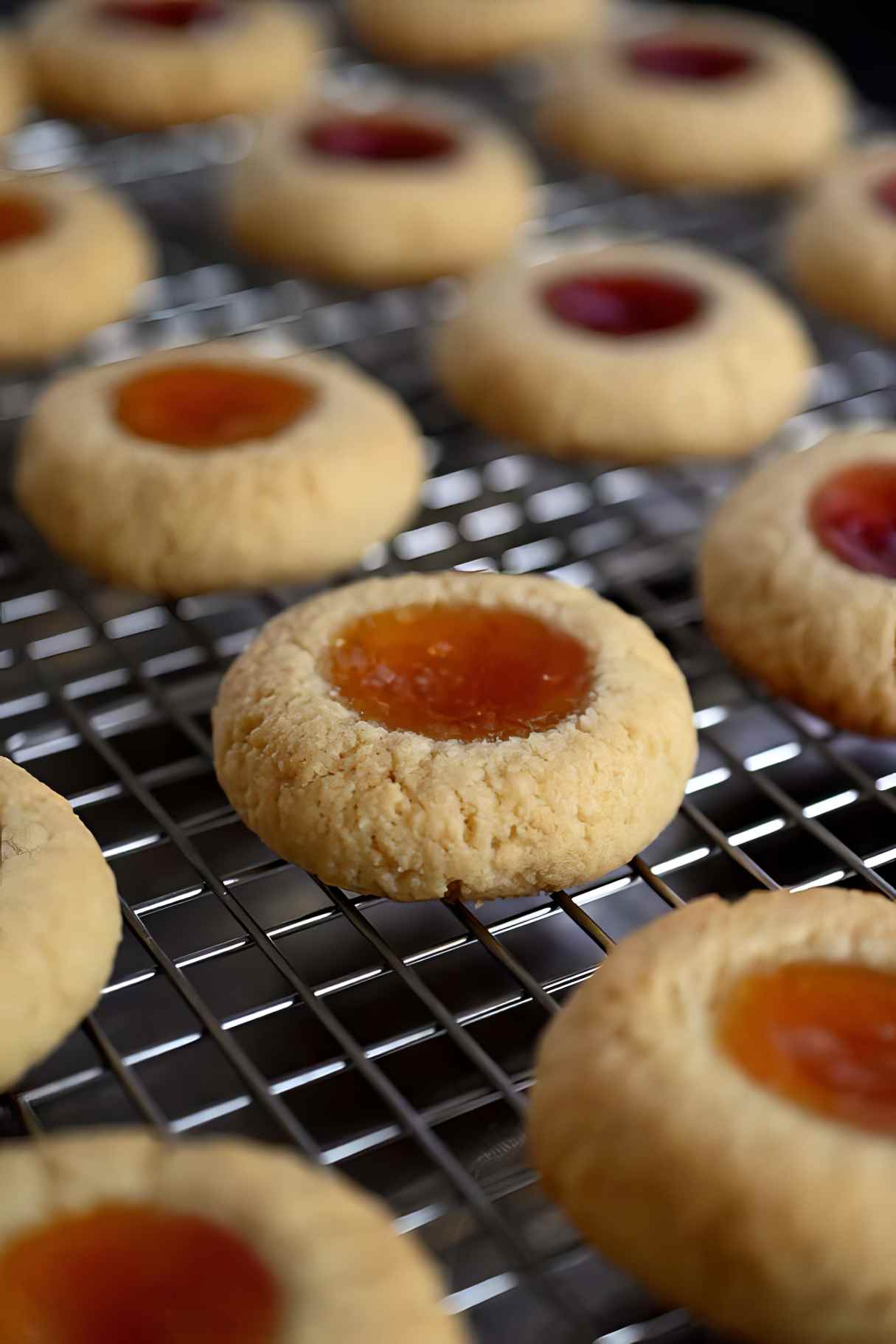 Jam-filled Paleo Thumbprint Cookies