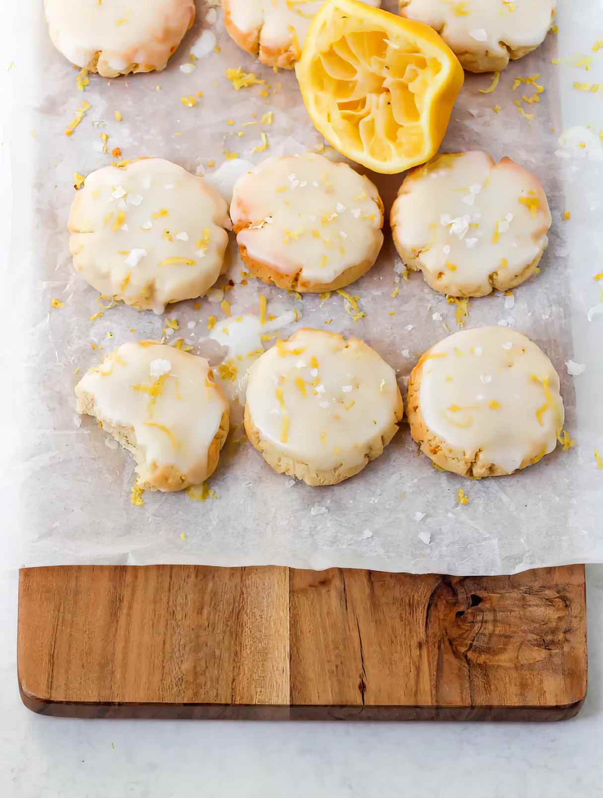 Soft-Baked Paleo Lemon Cookies with Maple Syrup