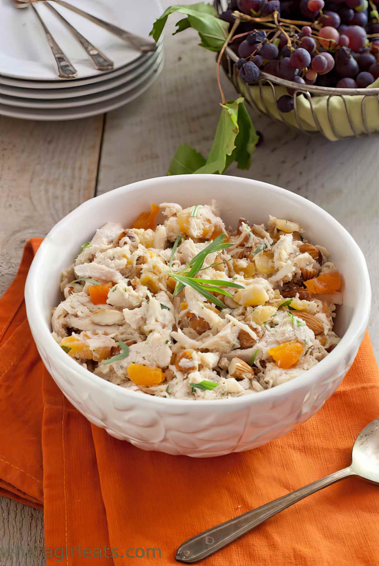 Apricot Almond Chicken Salad