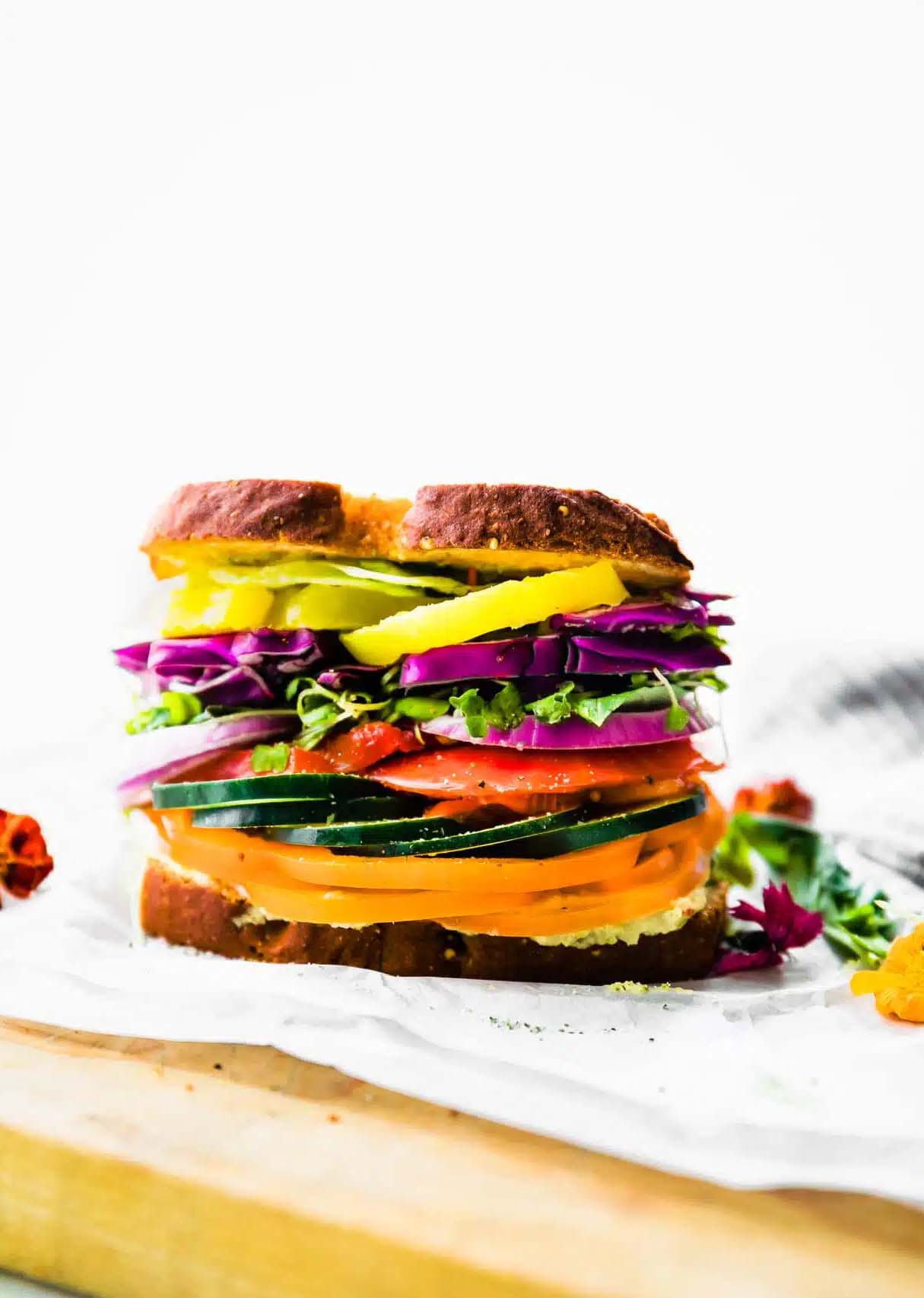 Farmers Market Veggie Sandwich