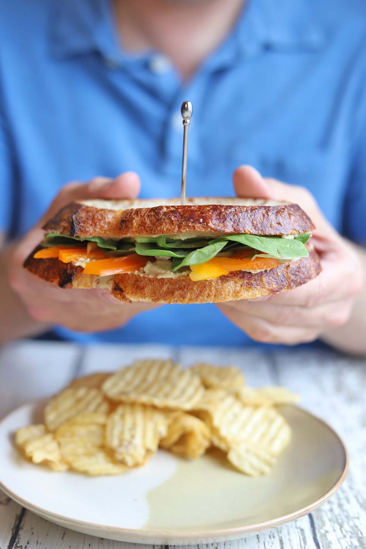 Picnic Sandwich With Jalapeño Cashew Cheese&nbsp;