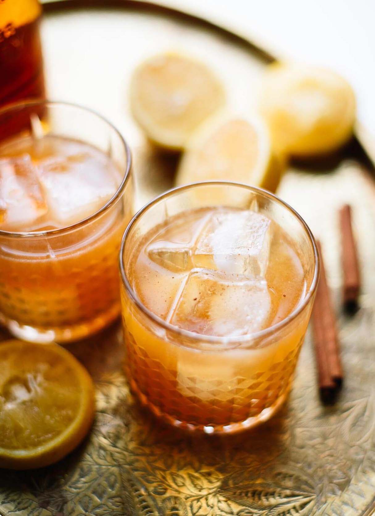 Cinnamon Maple Syrup Whiskey Sour