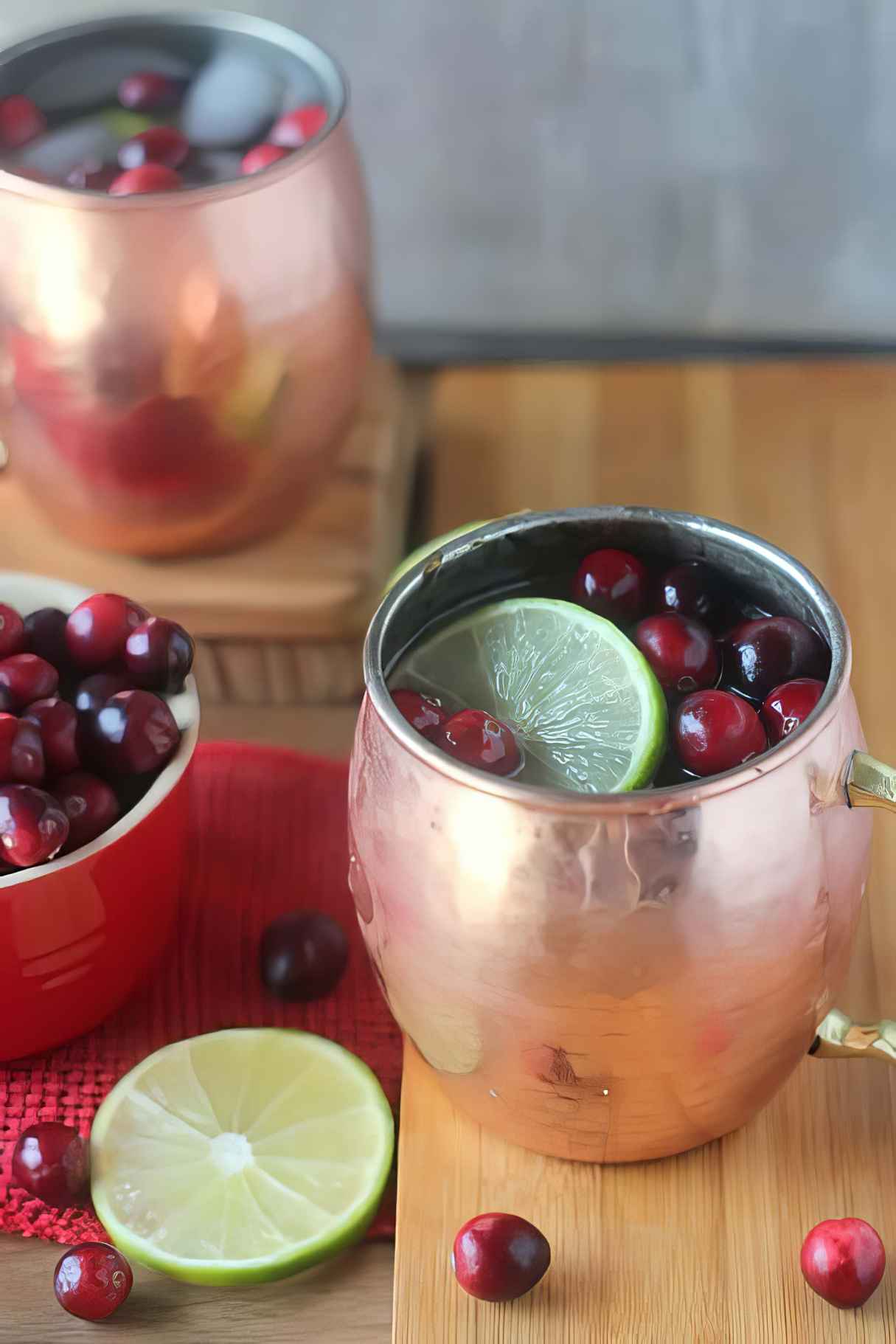 Cranberry Moscow Mules