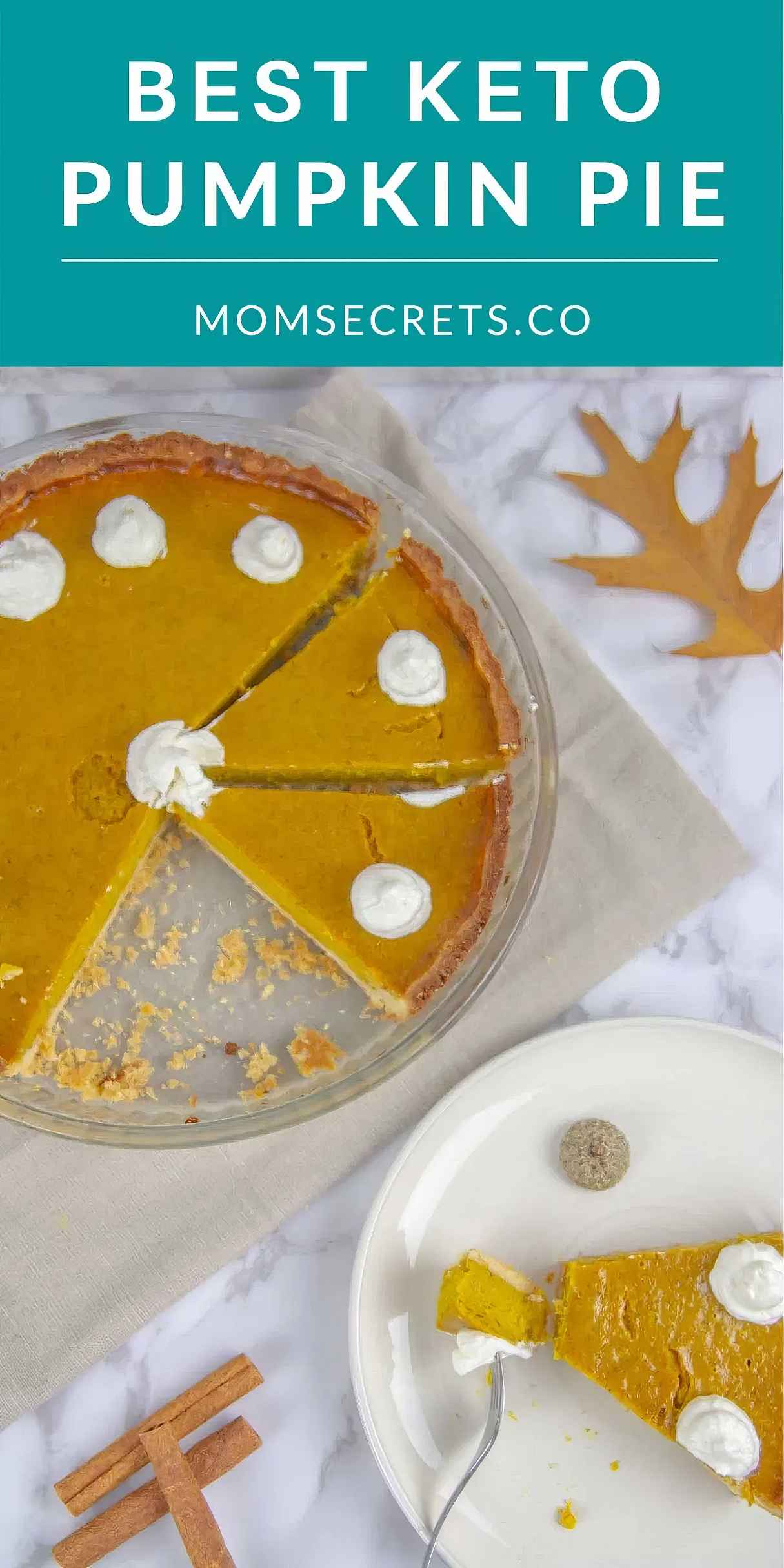 The Best Keto Low Carb and Vegan Pumpkin Pie for Thanksgiving Dinner