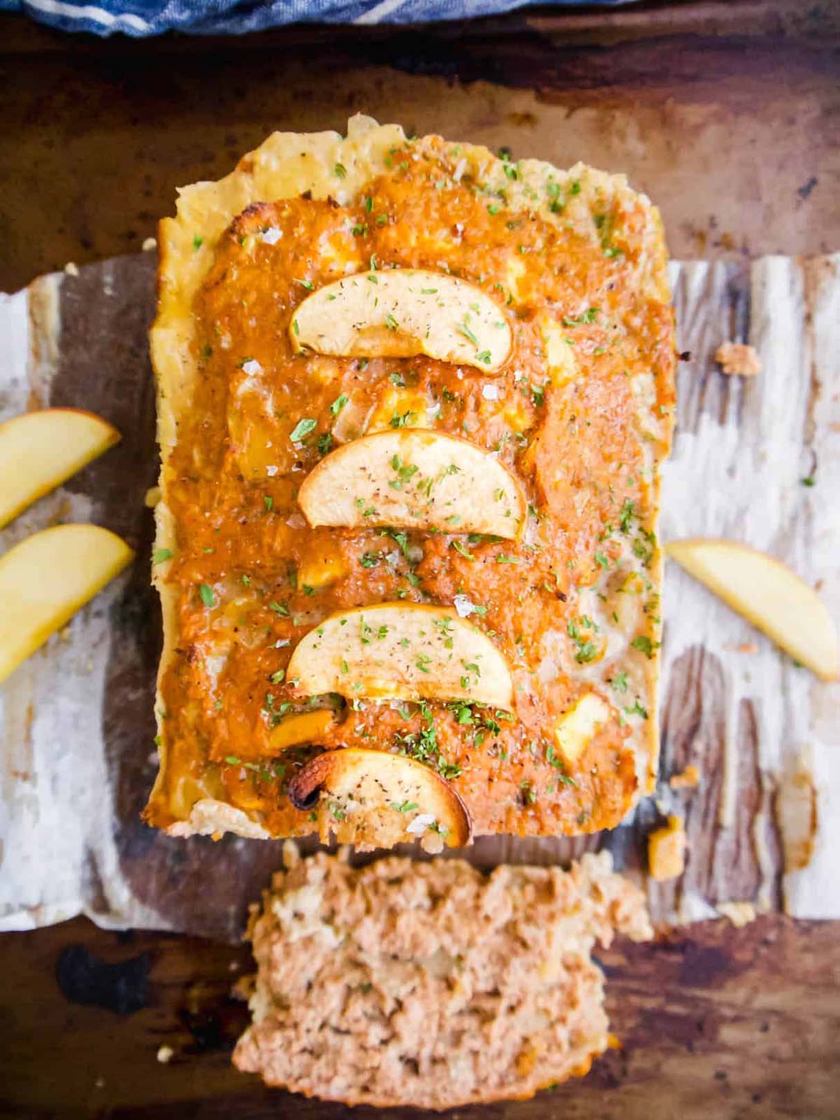 Apple and Sage Turkey Meatloaf (Paleo, Whole30)