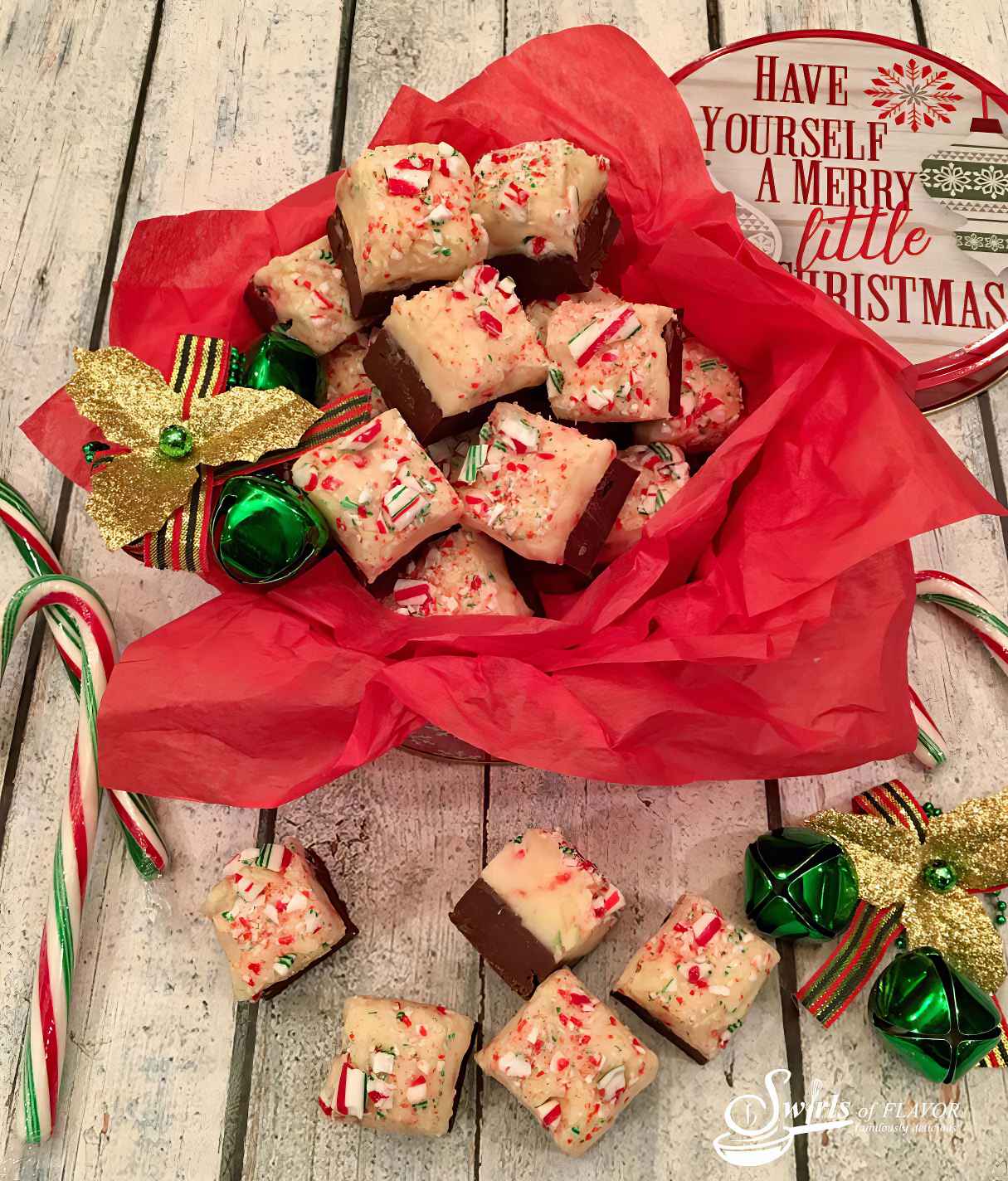 Candy Cane Fudge