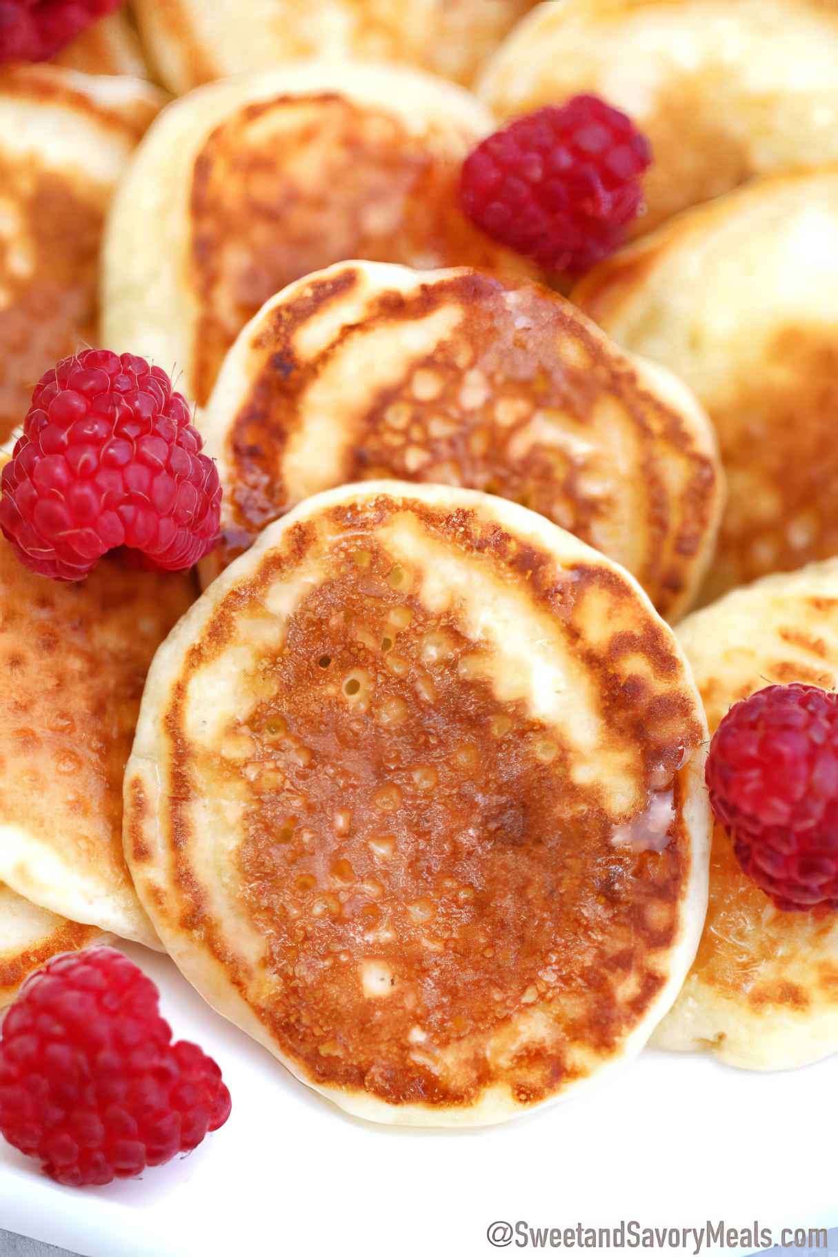 Mini Pancakes Or Silver Dollars (Healthy Snack for Toddlers)