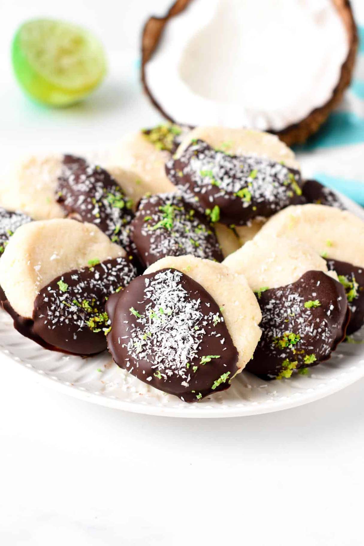 Healthy Vegan Coconut Cookies