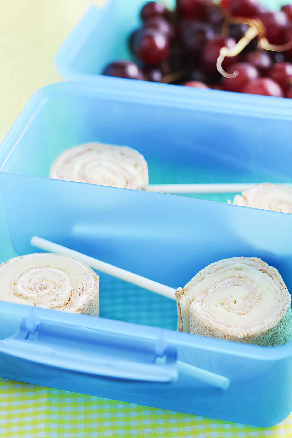 Tortilla Pinwheel Lollipops