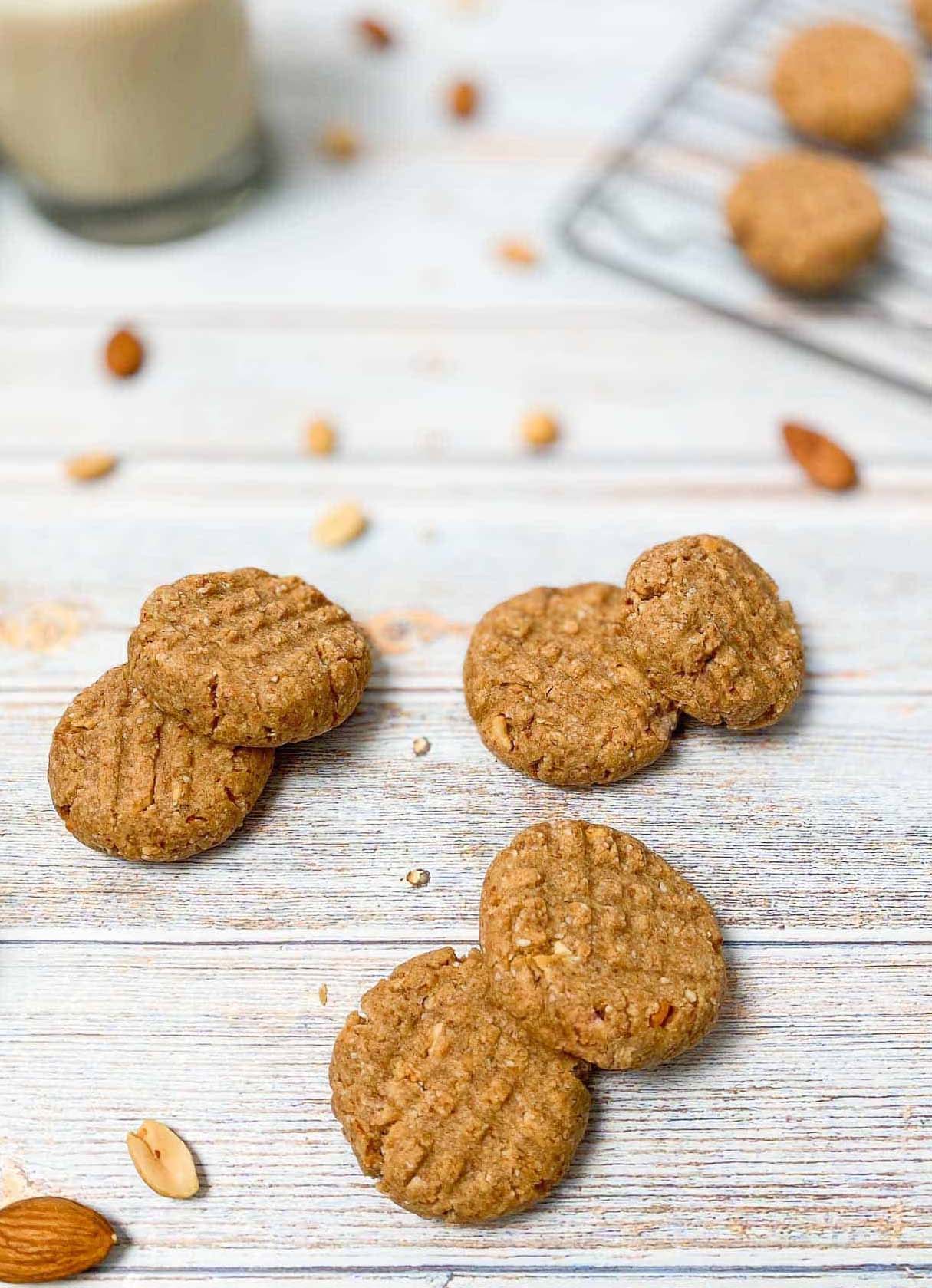 Almond Flour Peanut Butter Cookies [Gluten Free]