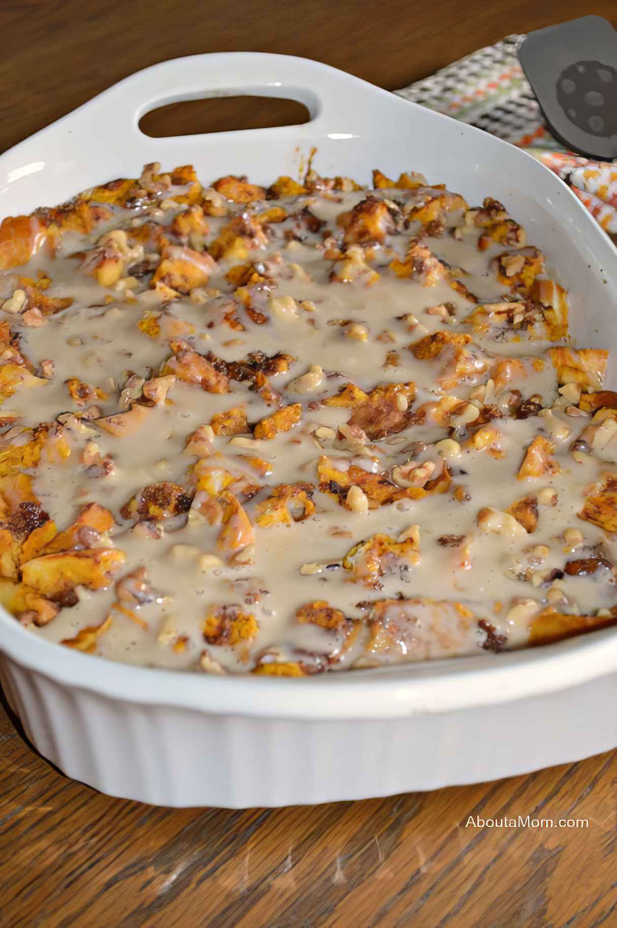 Baked Pumpkin French Toast with a Maple Glaze