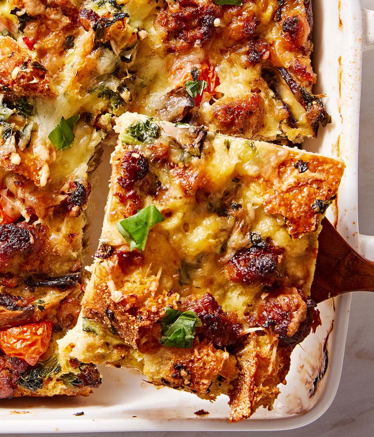 Breakfast Strata (Make Christmas Breakfast Casserole)