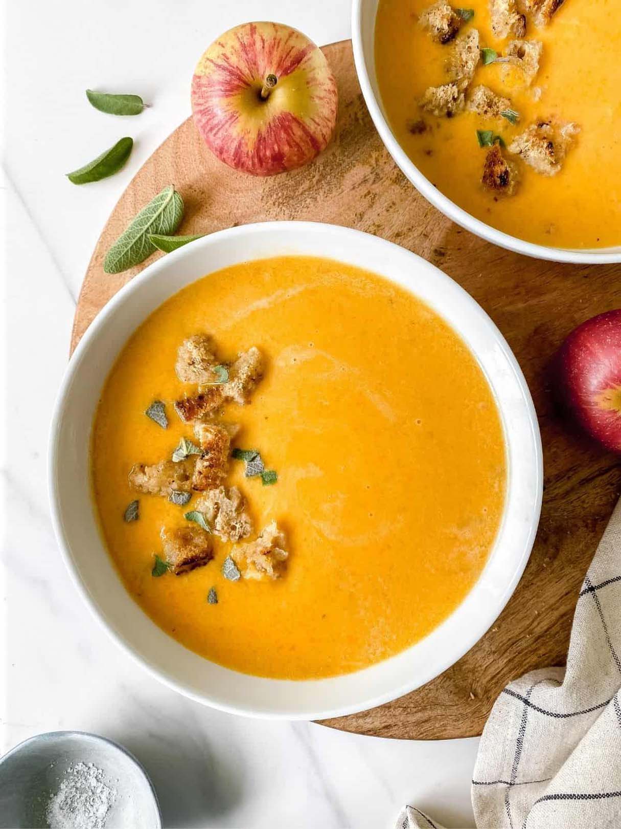 Butternut Squash And Apple Soup