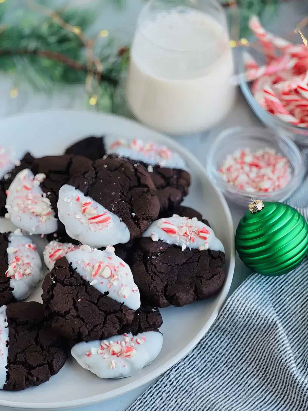Chocolate Peppermint Cookies