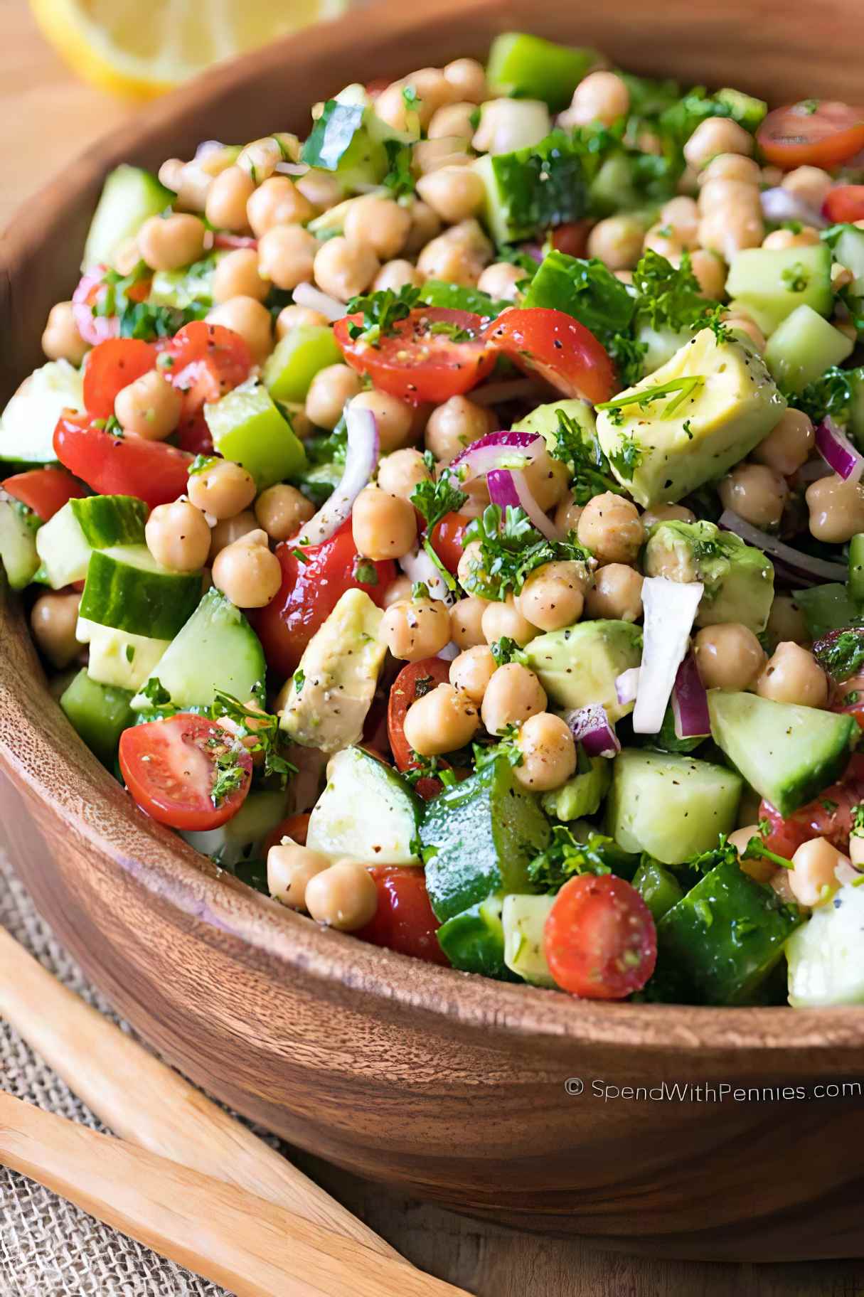 Easy Vegan Chickpea Salad