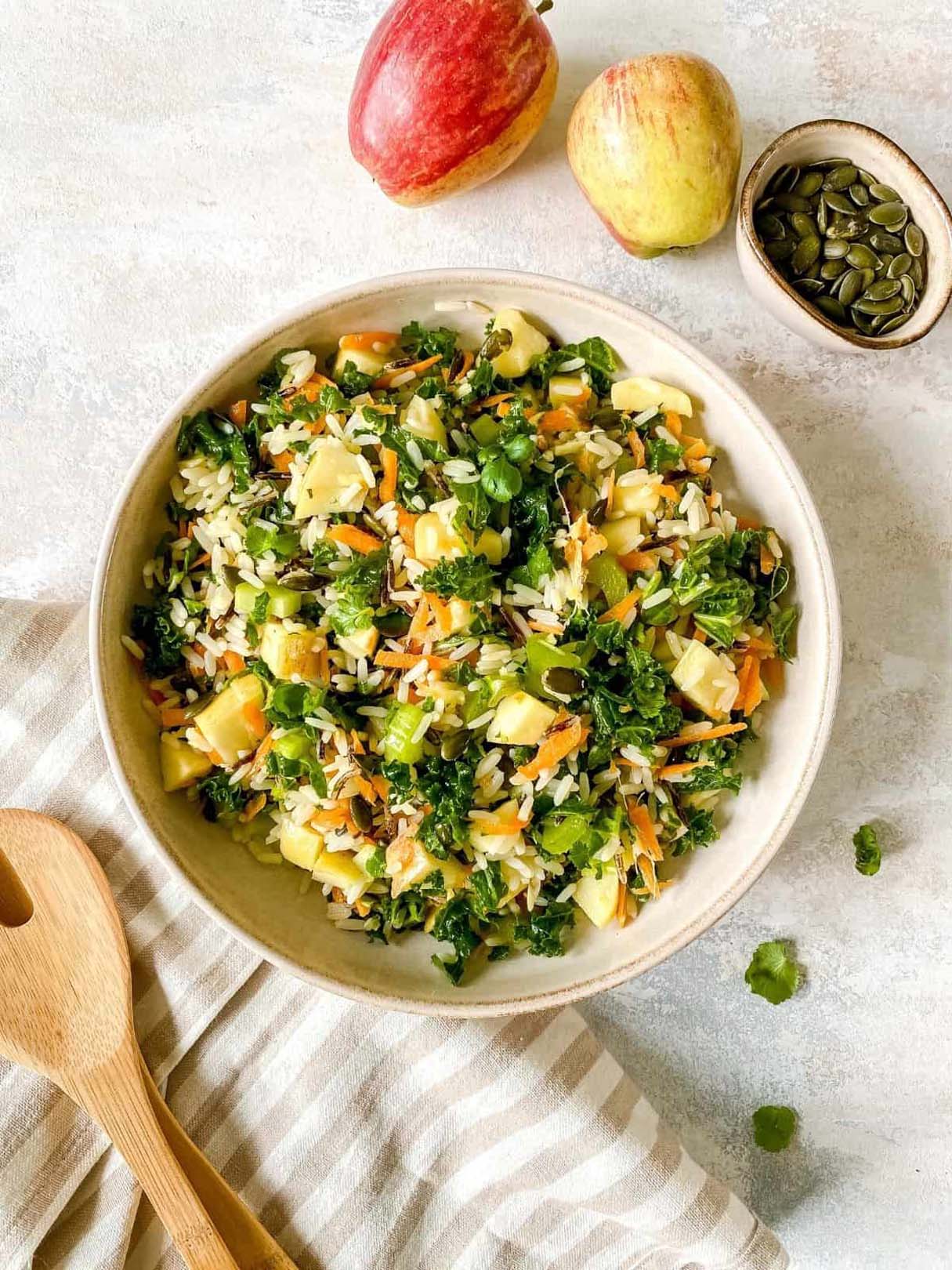 Kale Wild Rice Salad