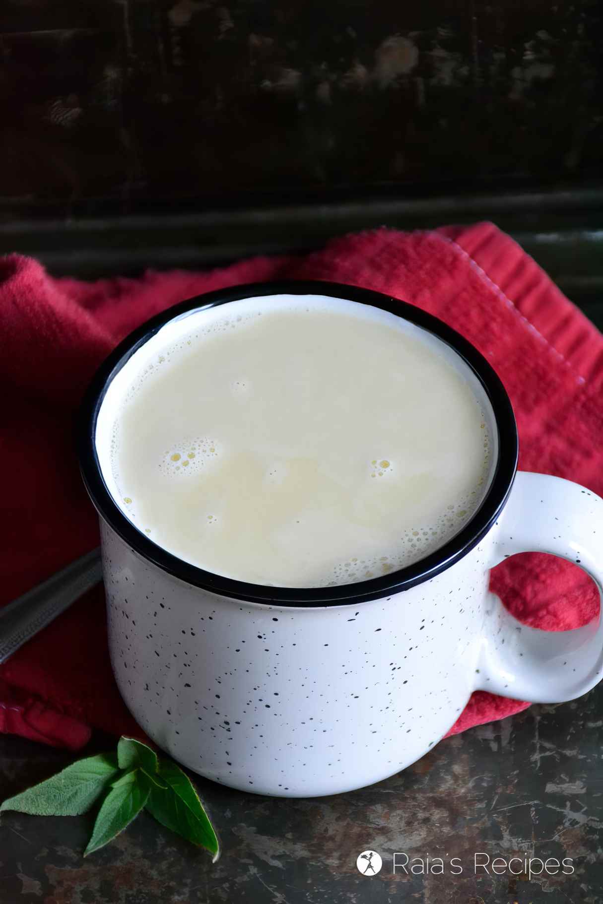 Peppermint White Hot Chocolate