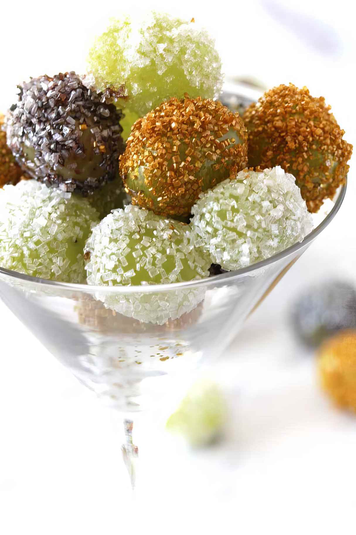 Prosecco Sugared Grapes