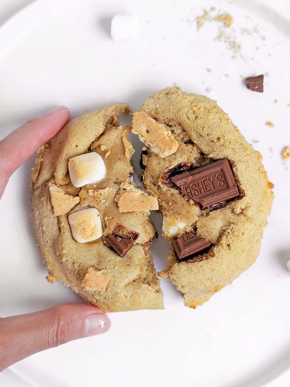 S’mores Protein Cookies
