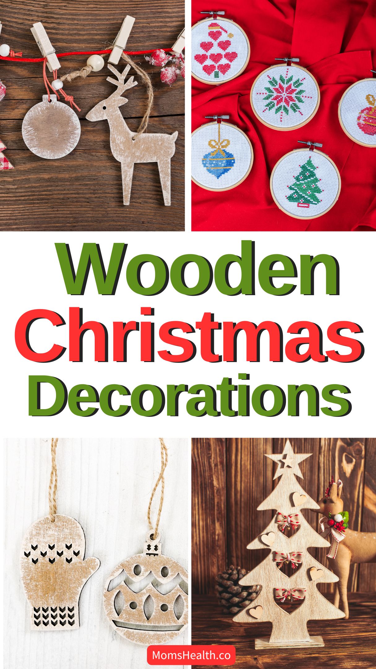 Wooden Christmas Decorations