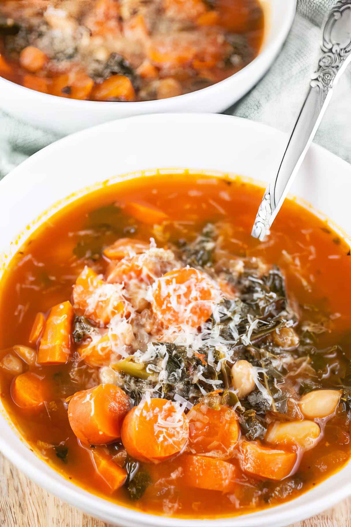 Cannellini Bean, Carrot, and Kale Soup