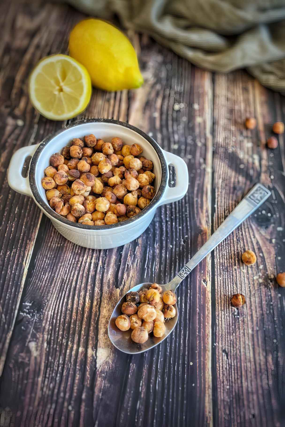 Crispy Roasted Chickpeas Four Ways (No Oil)