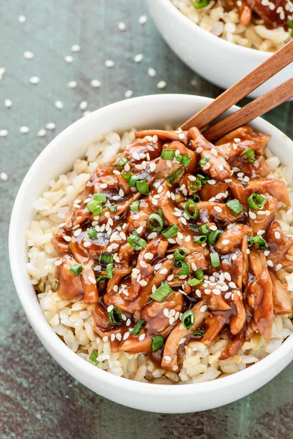 Crockpot Teriyaki Chicken Thighs