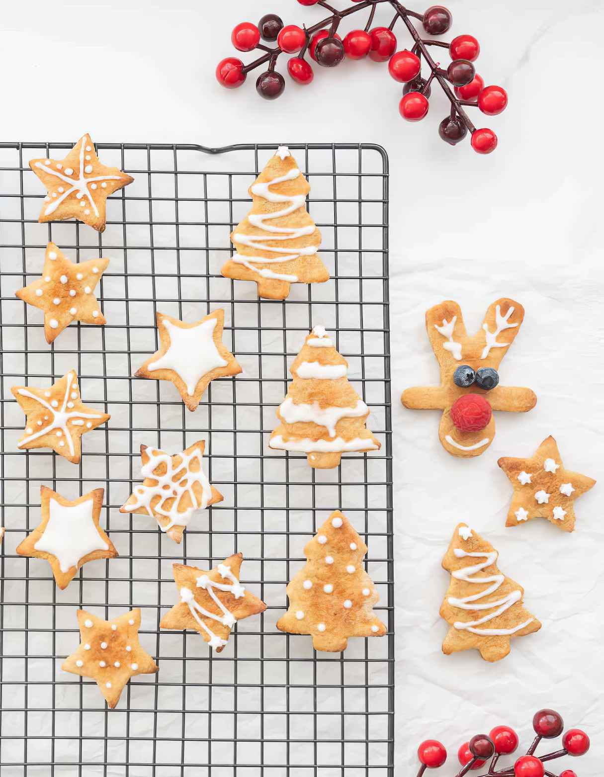 Low Sugar Reindeer Cookies