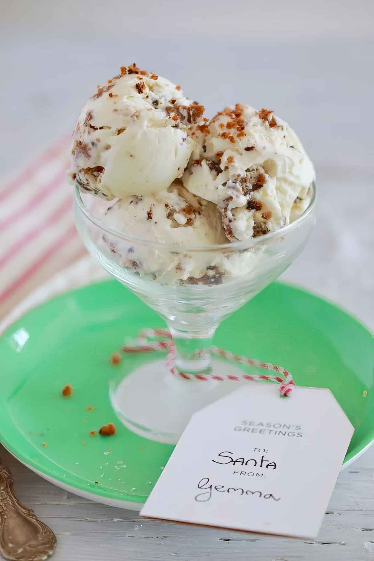 Santa’s Milk and Cookies Ice Cream