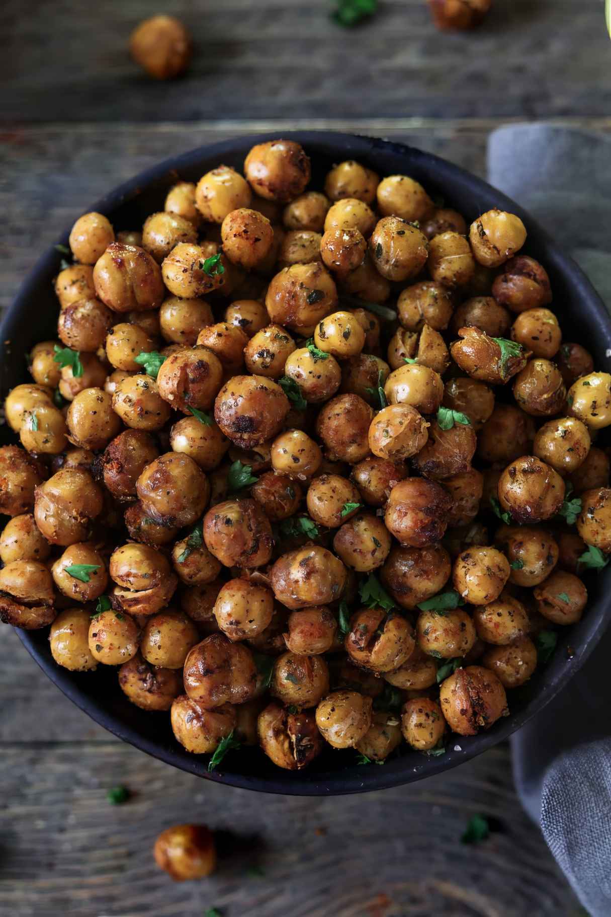 Smoky Air Fryer Chickpeas