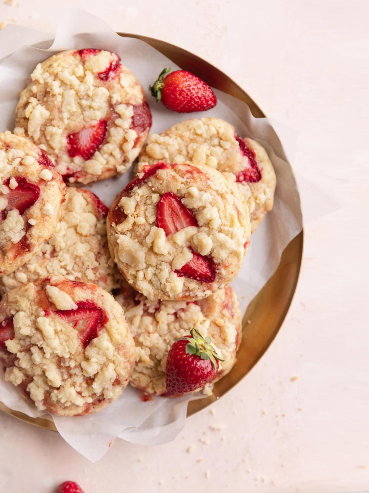 Strawberry Shortcake Cookies